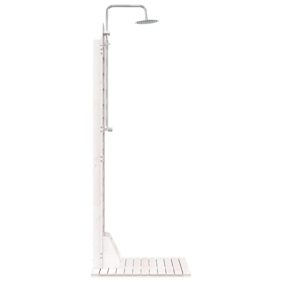 Douche d'extérieur 223 cm Blanc - 5