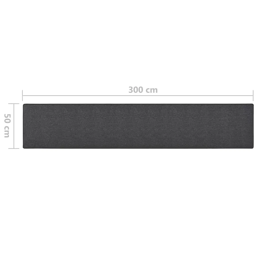 Tapis de couloir Anthracite 50x300 cm - 7