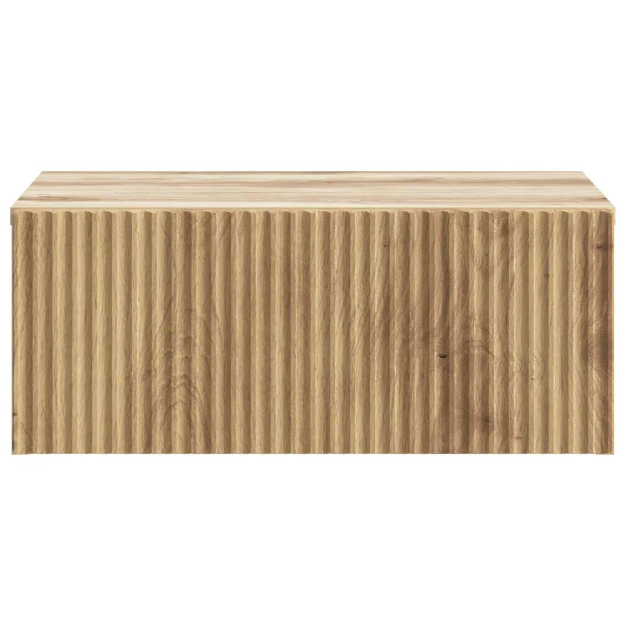 Cabinet de chevet mural Chêne artisanal 49 x 34,5 x 20 cm - 5