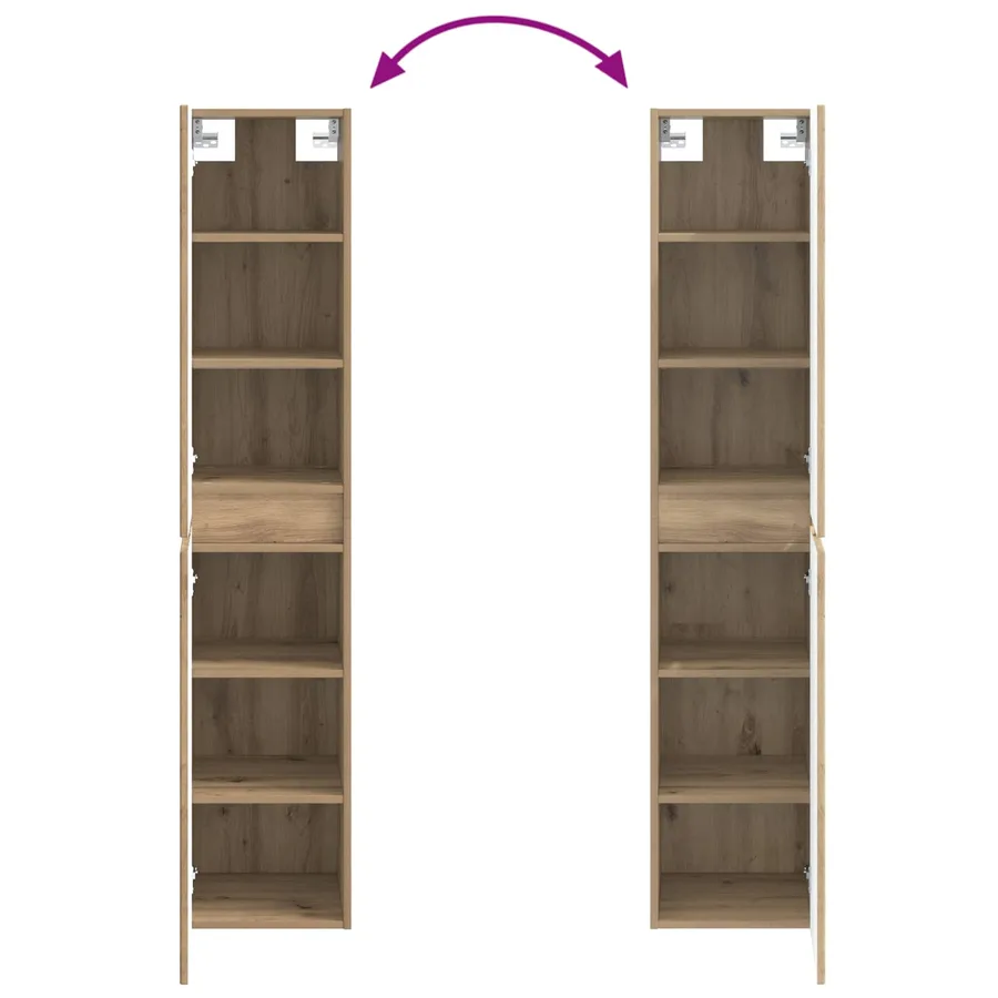 Ensemble de mobilier de salle de bain 5 pc Chêne artisanal - 13