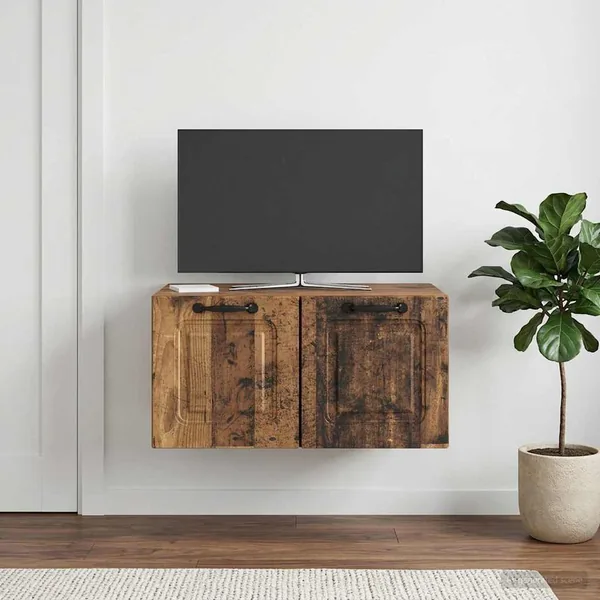 Meuble TV mural Bois ancien 59,5 x 41 x 30 cm Bois d'ingénierie