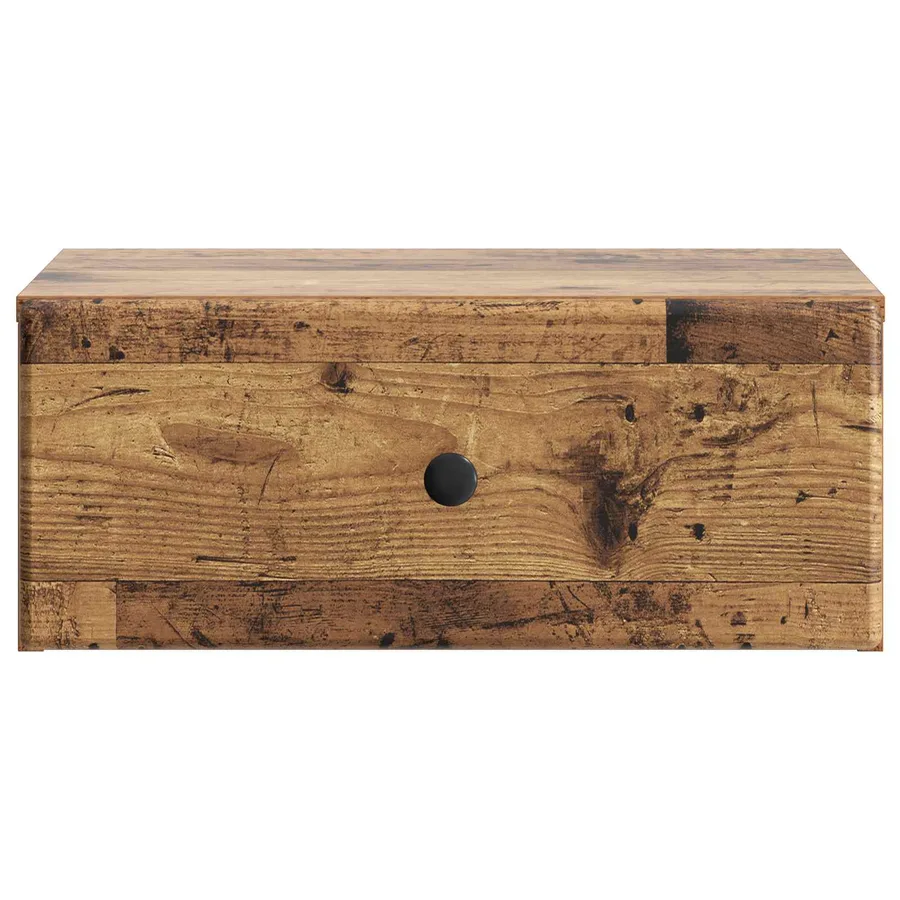 Cabinet de chevet mural Bois ancien 49 x 34,5 x 20 cm - 5