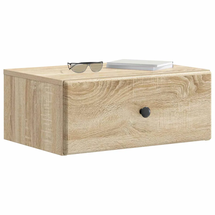 Cabinet de chevet mural Chêne Sonoma 49 x 34,5 x 20 cm - 3