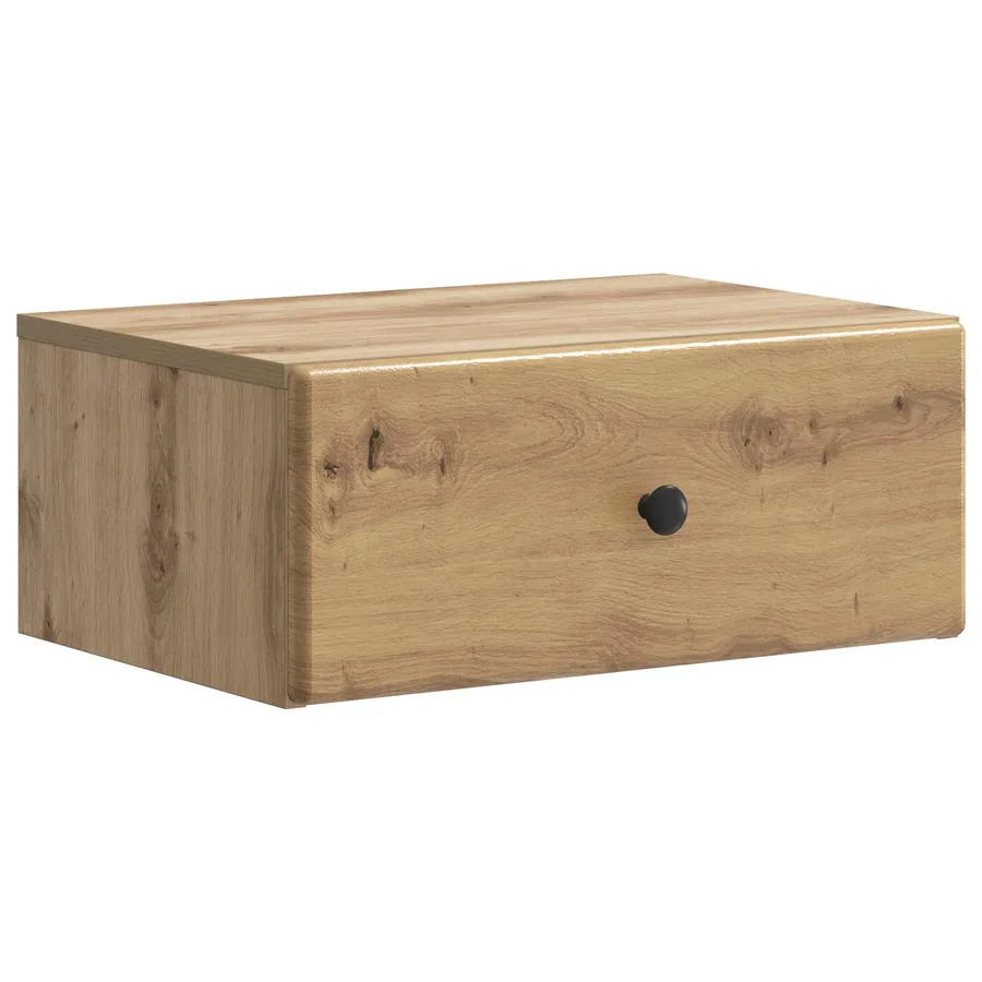 Cabinet de chevet mural Chêne artisanal 49 x 34,5 x 20 cm - 2