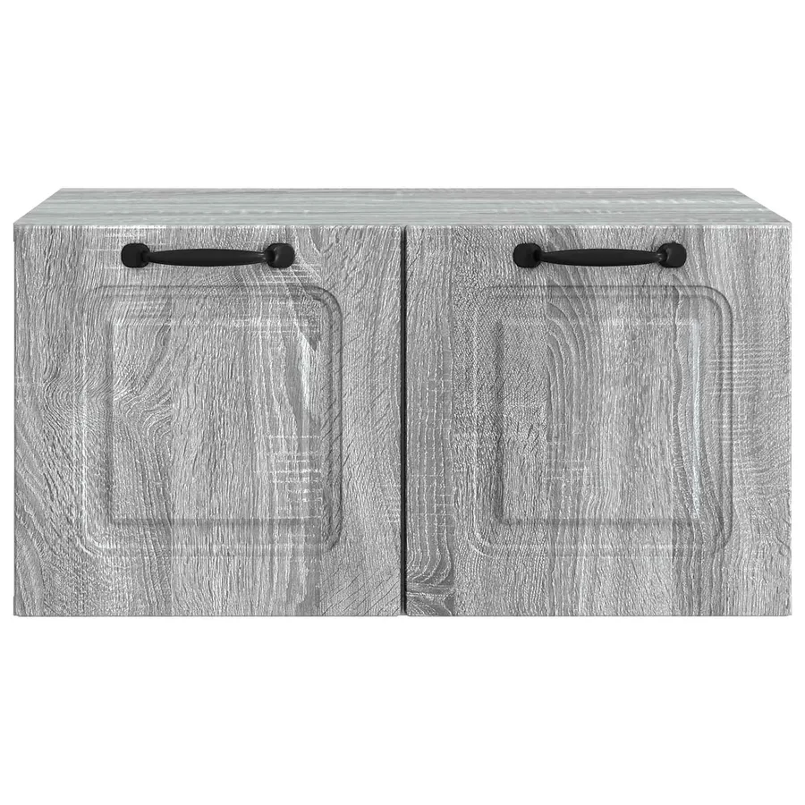 Meuble TV mural Sonoma gris 59,5 x 41 x 30 cm Bois d'ingénierie - 6