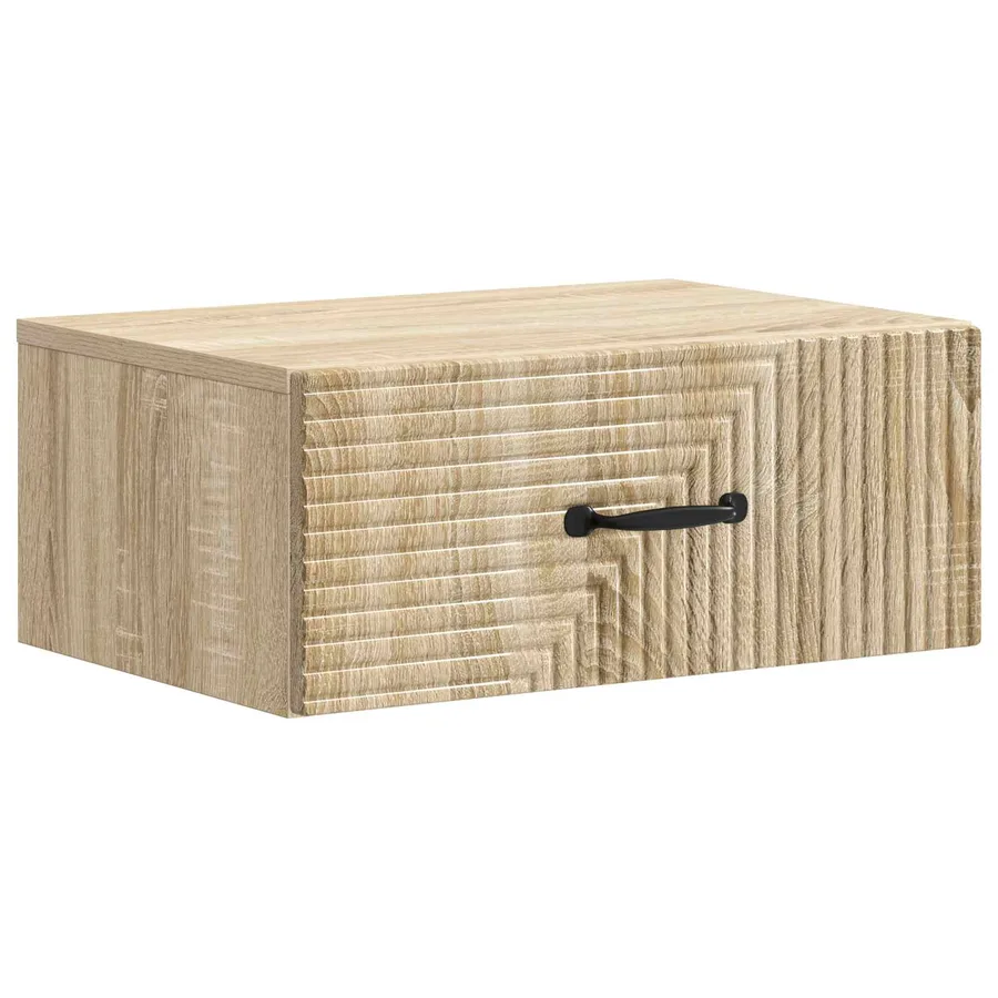 Cabinet de chevet mural 2 pcs Chêne Sonoma 49 x 34,5 x 20 cm - 5