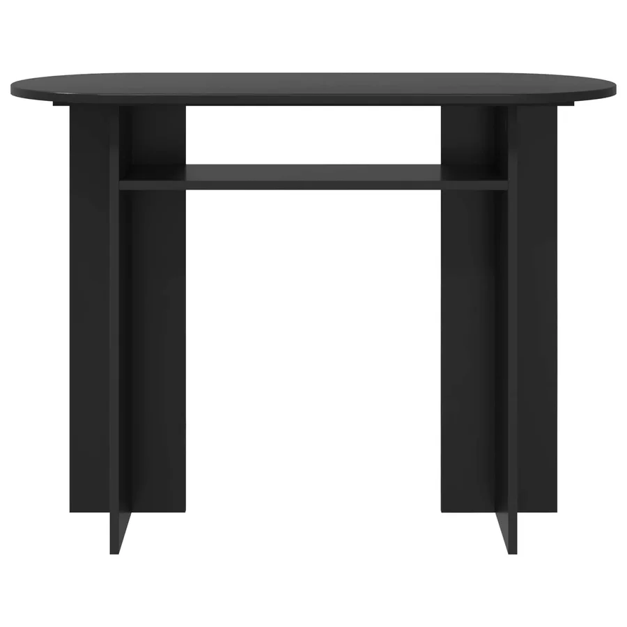 Table console Chêne noir 100 x 39,5 x 75 cm Bois d'ingénierie - 5