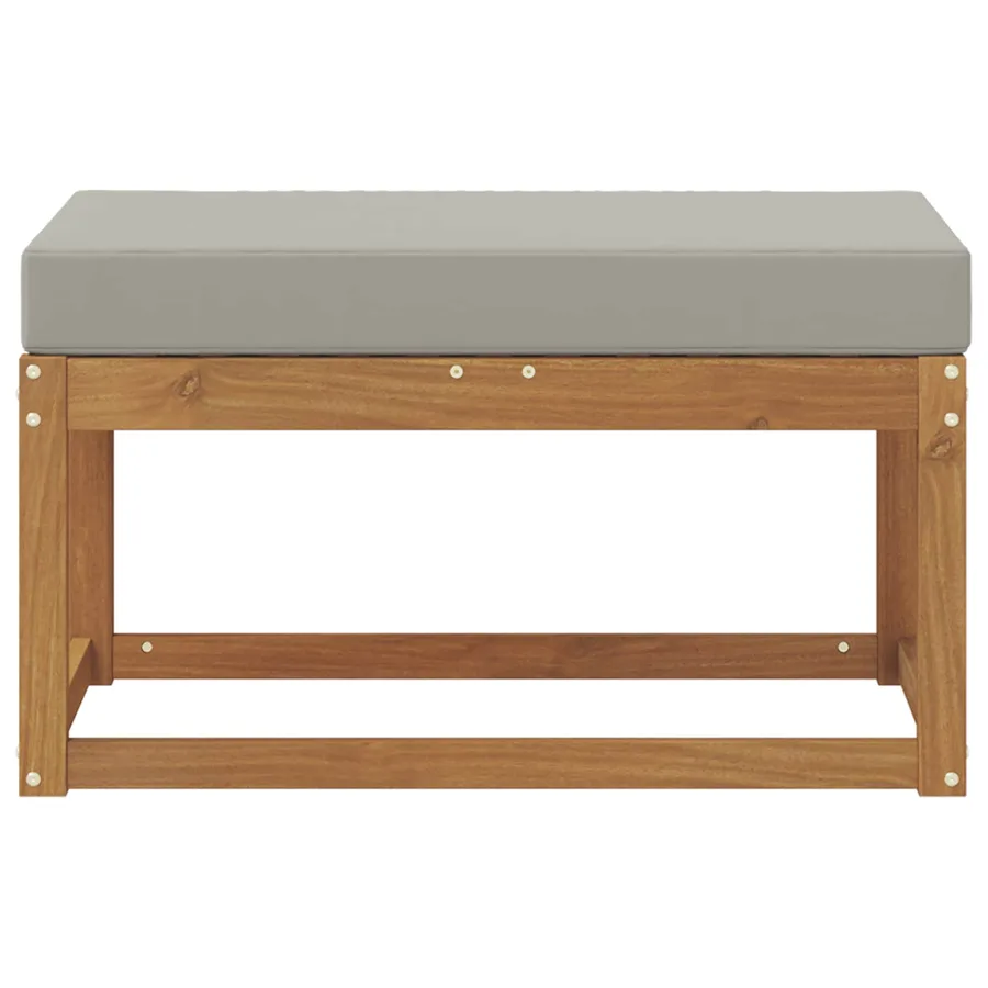 Banc de Jardin Bois d'Acacia Massif Naturel - 3