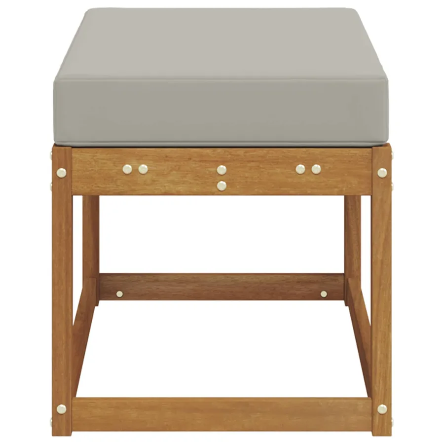 Banc de Jardin Bois d'Acacia Massif Naturel - 4