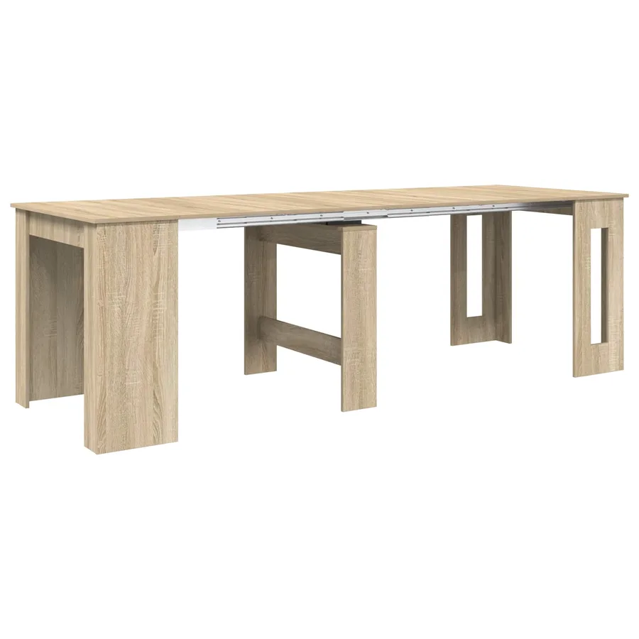 Table à dîner 240 x 85 x 75 cm Bois d'ingénierie Chêne Sonoma - 2