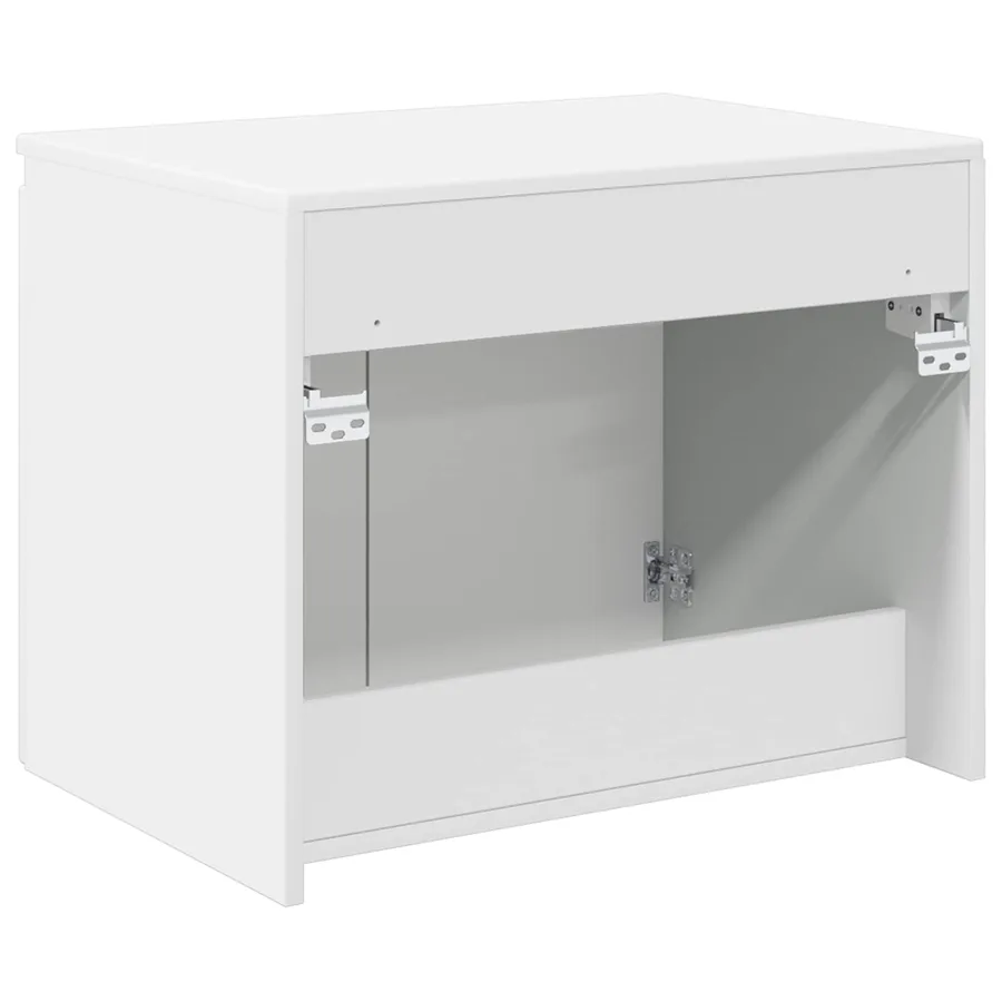 Cabinet de Salle de Bain Mural Blanc 62,5 x 44,5 x 50 cm - 5