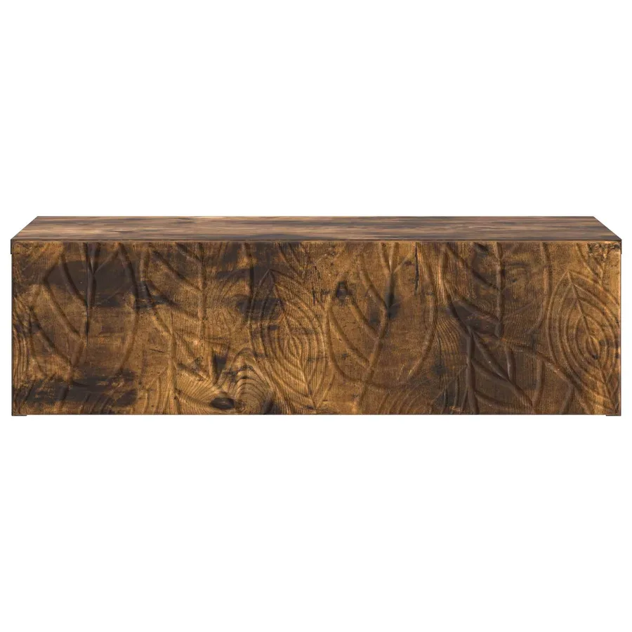 Table d'appoint murale Chêne fumé 87,5 x 34,5 x 17 cm - 4