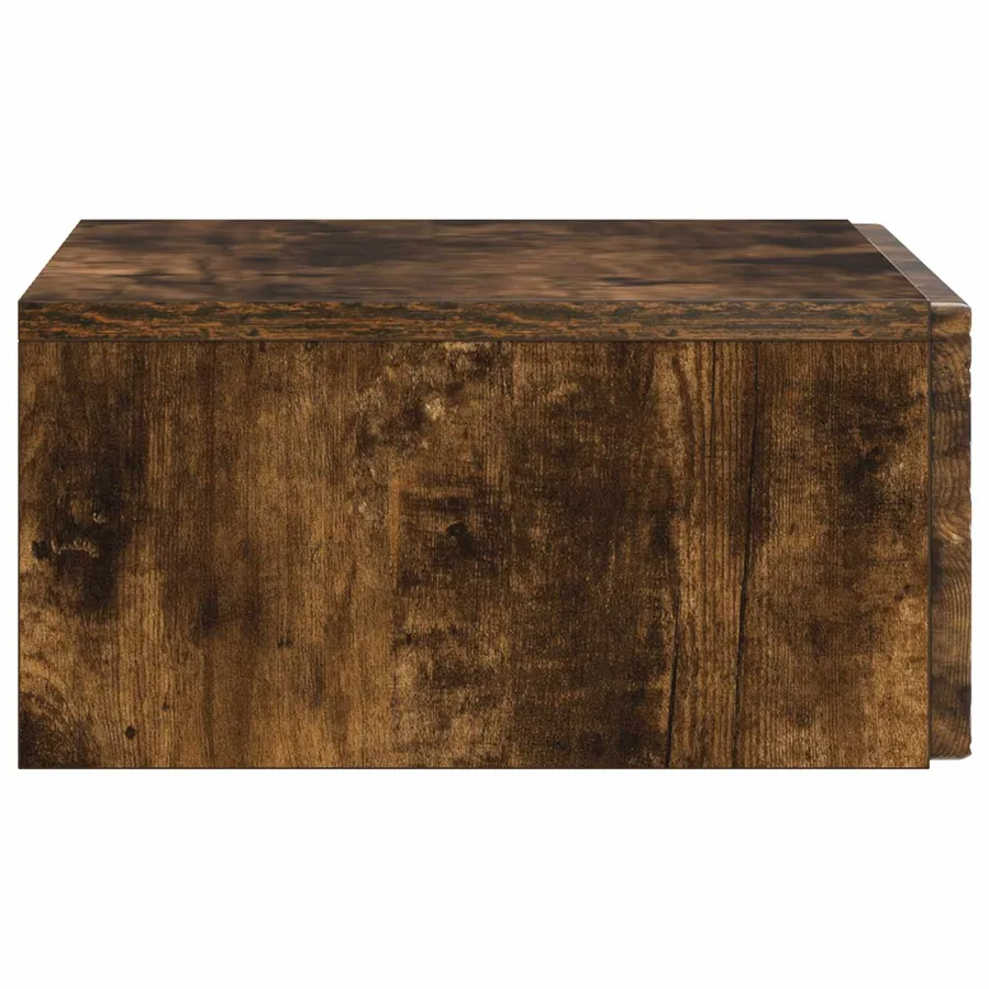 Table d'appoint murale Chêne fumé 87,5 x 34,5 x 17 cm - 5