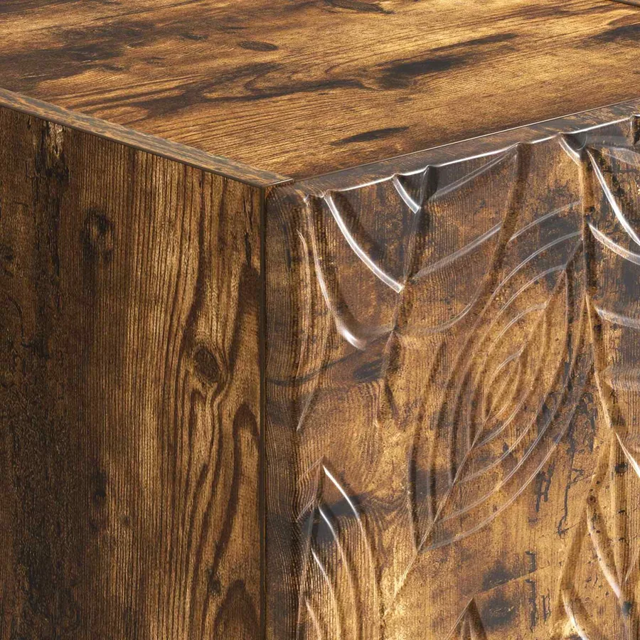 Table d'appoint murale Chêne fumé 87,5 x 34,5 x 17 cm - 7