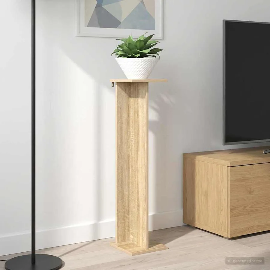Support de Plante Chêne Sonoma 25 x 25,5 x 100,5 cm - 4