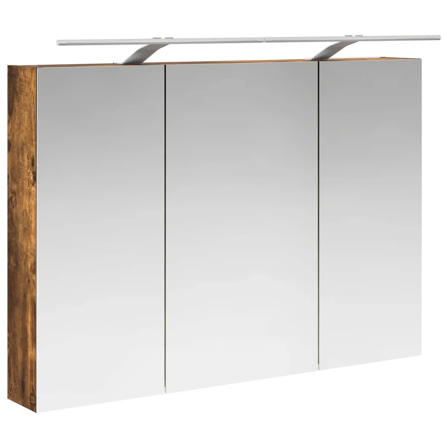 Ensemble d'armoire de salle de bain 4 pcs Chêne fumé - 7