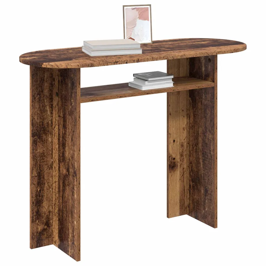Table console Bois ancien 100 x 39,5 x 75 cm Bois d'ingénierie - 3