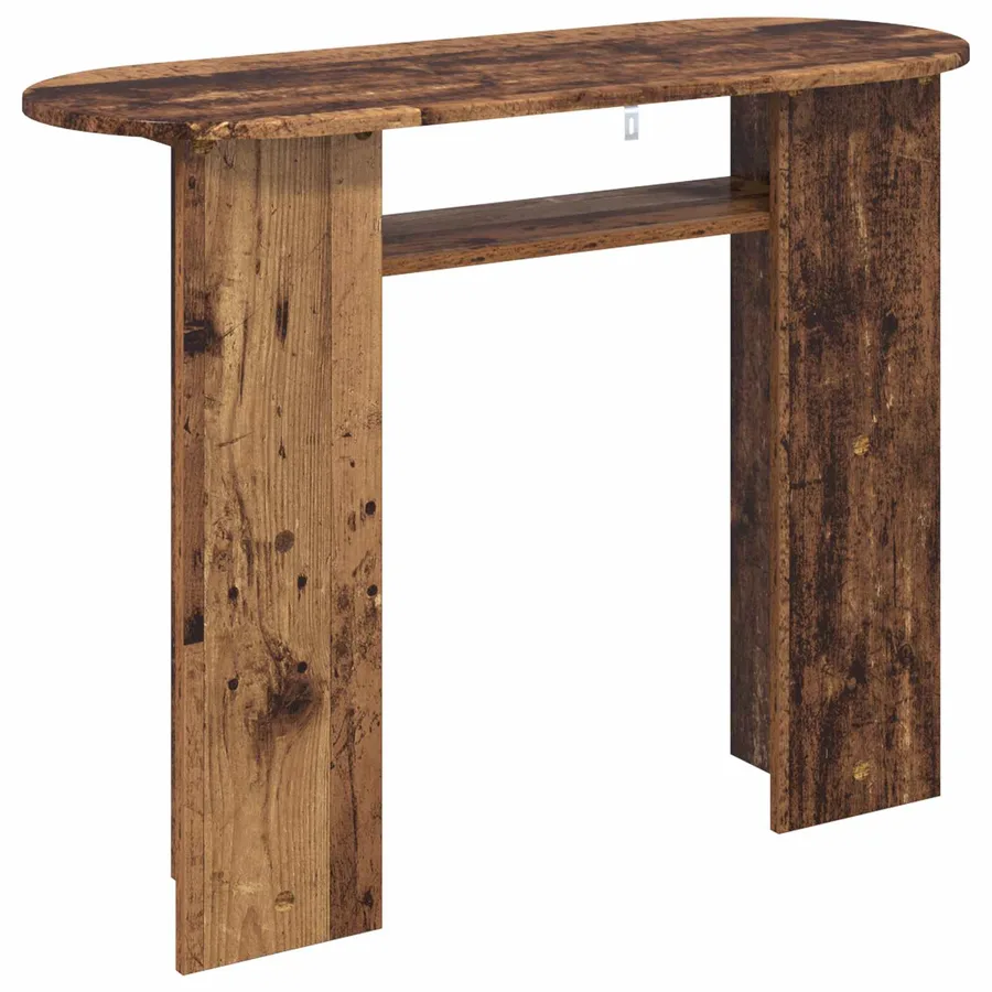 Table console Bois ancien 100 x 39,5 x 75 cm Bois d'ingénierie - 7