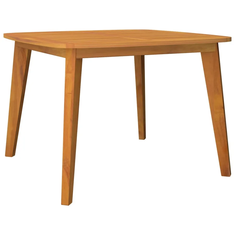 Table de jardin 110x110x75 cm Bois d'acacia solide - 2