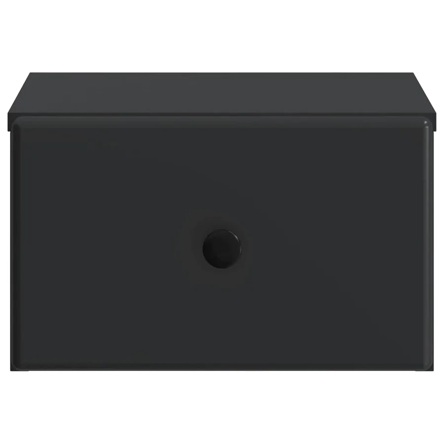 Cabinet de chevet mural 2 pcs Noir 34,5 x 33 x 20 cm - 7