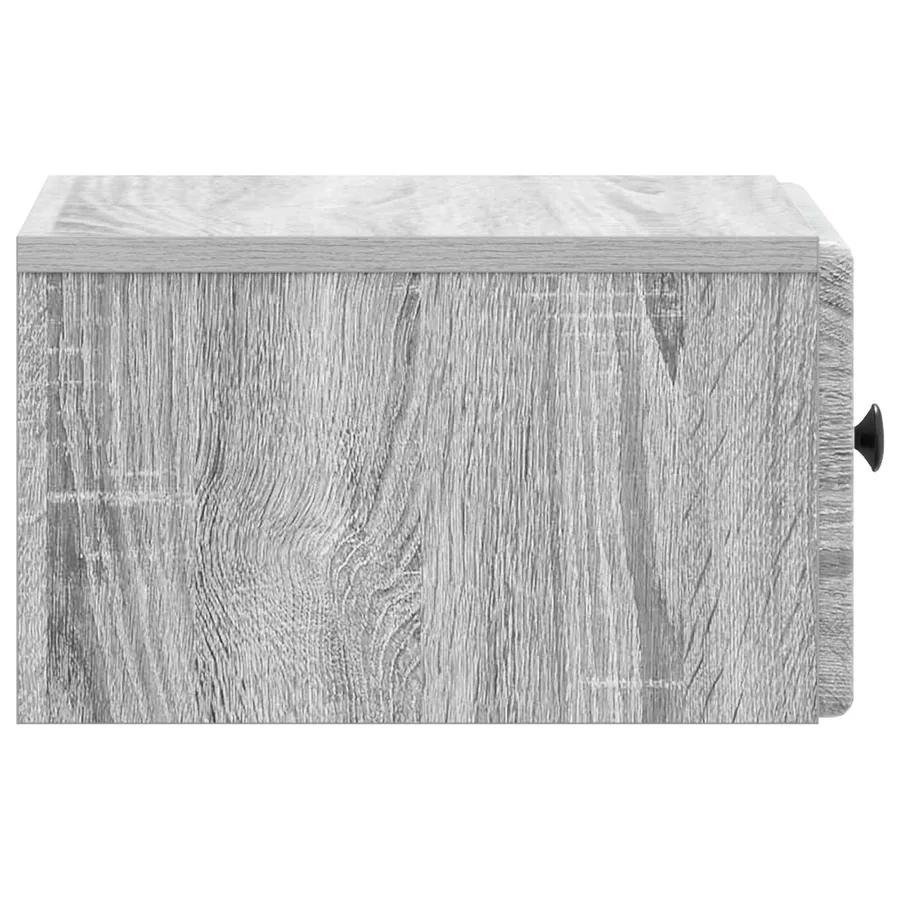 Cabinet de chevet mural Sonoma gris 34,5 x 33 x 20 cm - 6