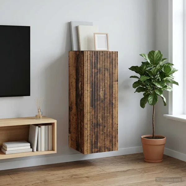 Armoire Murale Bois ancien 33 x 34,5 x 90 cm Bois d'ingénierie