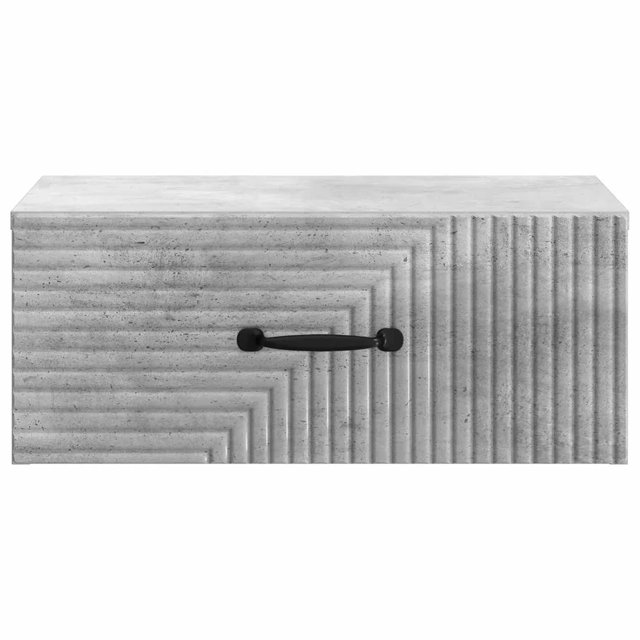 Cabinet de chevet mural 2 pcs Gris béton 49 x 34,5 x 20 cm - 7