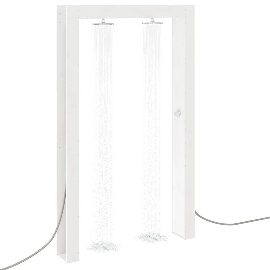 Douche d'extérieur 226 cm Blanc - 3