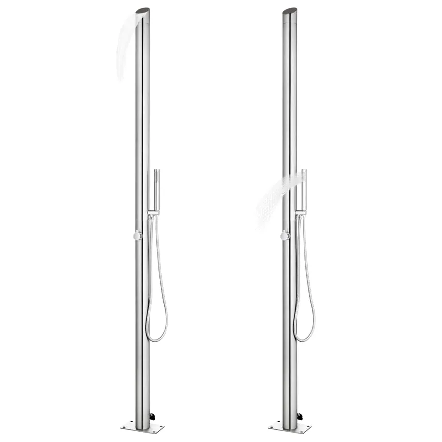 Douche de jardin 220 cm Acier inoxydable - 3