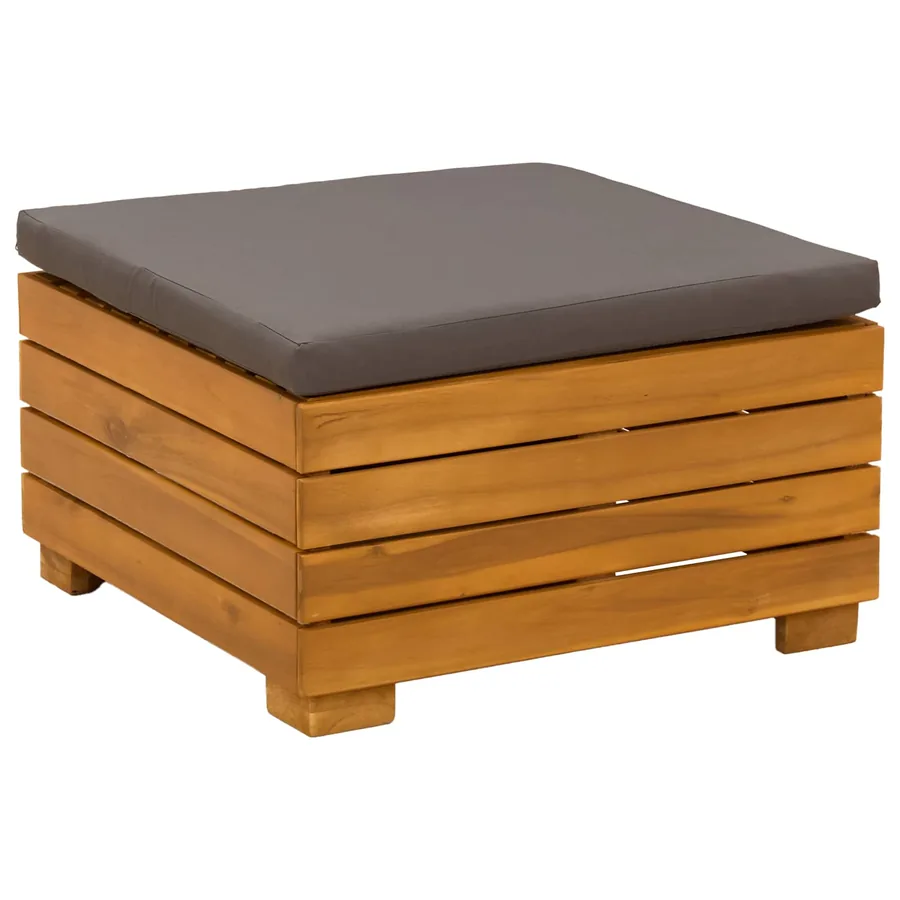 Ensemble de canapés d'extérieur avec coussin 7 Pièce Marron - 6