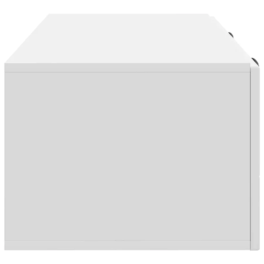 Meuble TV mural Blanc 78,5 x 41 x 30 cm Bois d'ingénierie - 7