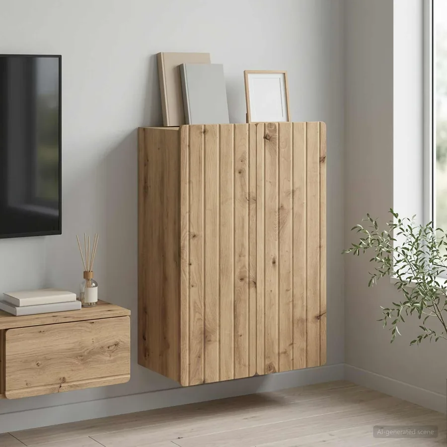 Armoire Murale 66 x 34,5 x 92 cm Bois d'ingénierie