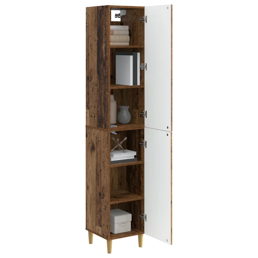Ensemble de Meubles 2 pcs Bois ancien 33 x 34,5 x 90 cm - 3