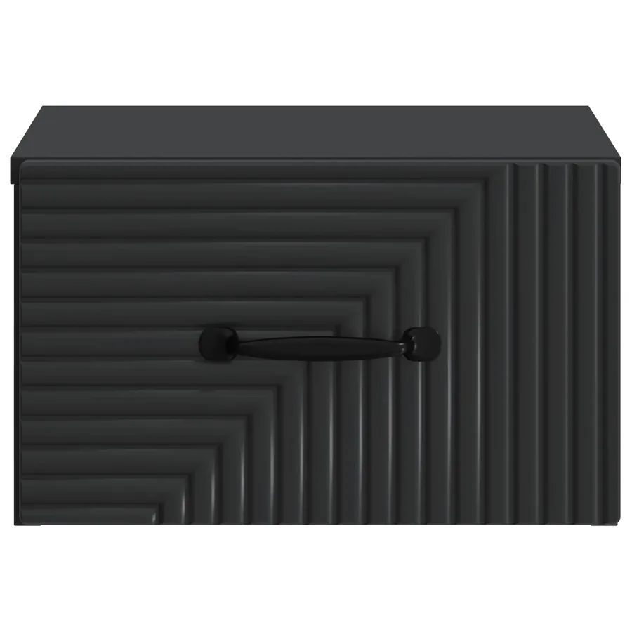 Cabinet de chevet mural 2 pcs Noir 34,5 x 33 x 20 cm - 7