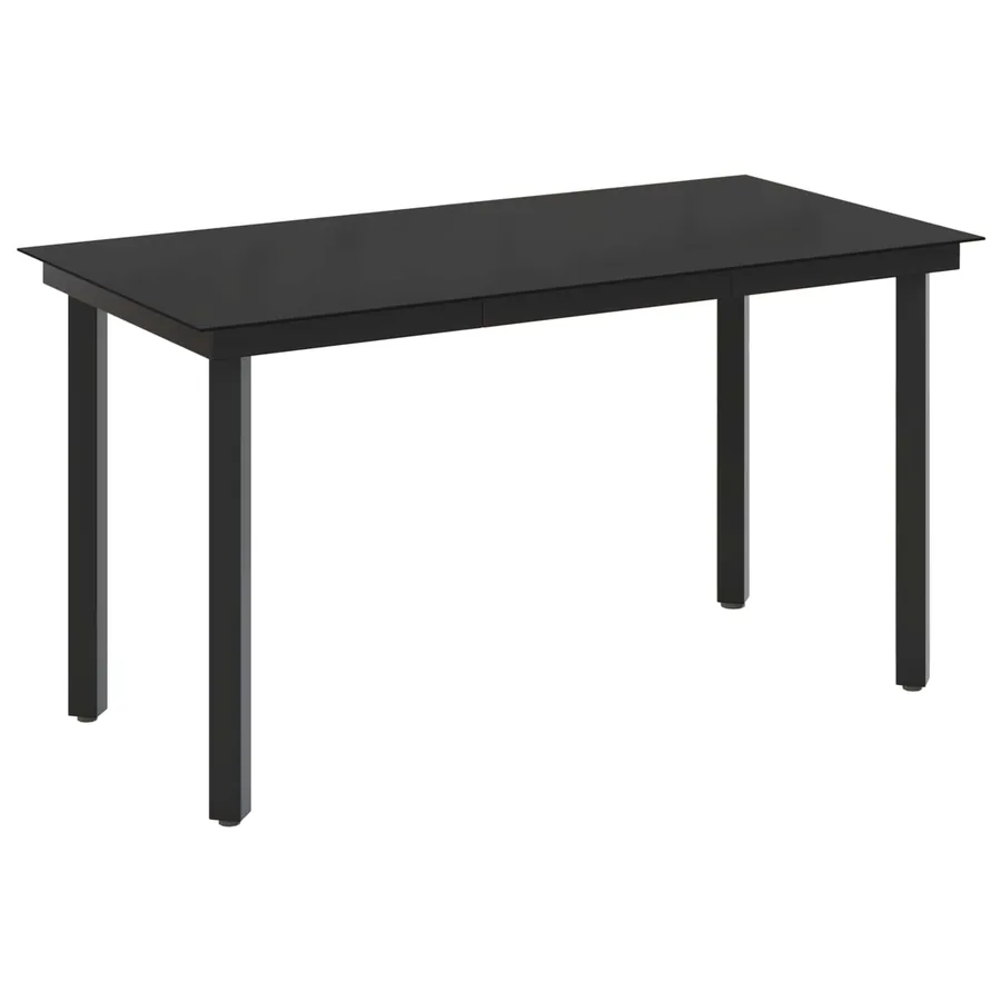 Ensemble de Tables Basses 5 pcs Noir et blanc crème - 5