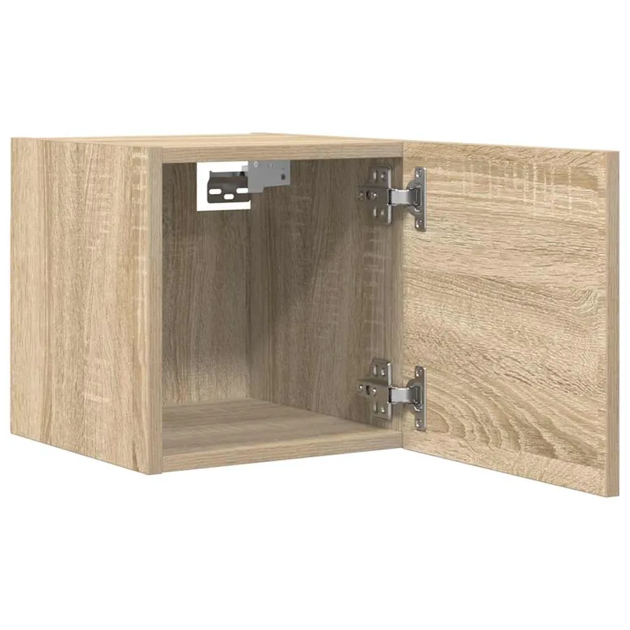 Meuble TV mural Chêne sonoma 30,5x30x30 cm - 8