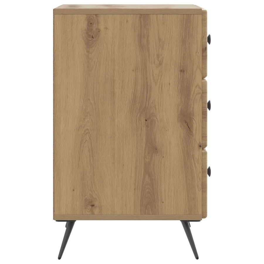 Cabinet de chevet Chêne artisanal 43 x 41 x 66,5 cm - 6