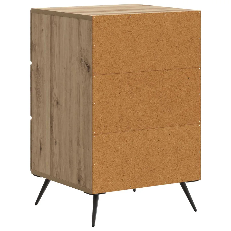Cabinet de chevet Chêne artisanal 43 x 41 x 66,5 cm - 7