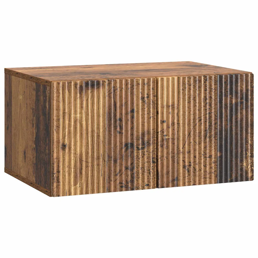 Meuble TV mural Bois ancien 59,5 x 41 x 30 cm Bois d'ingénierie - 2
