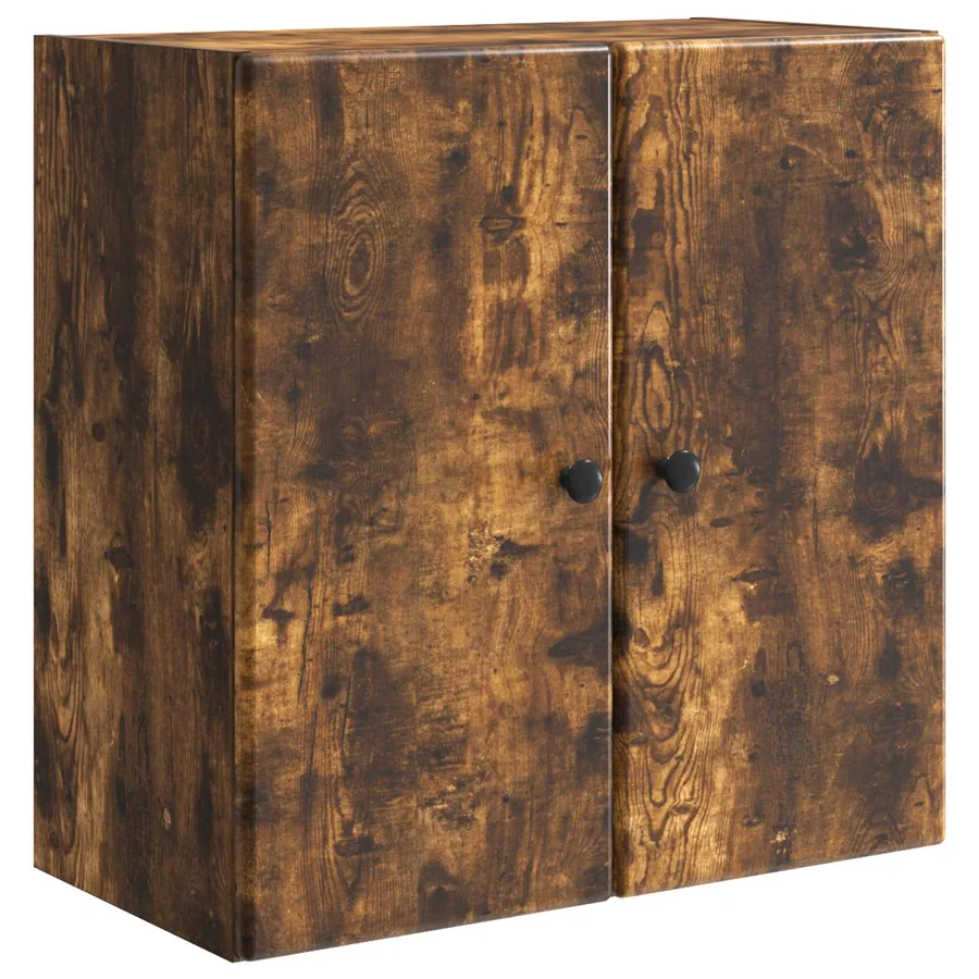 Armoire Murale Chêne fumé 59 x 31 x 60 cm Bois d'ingénierie - 2