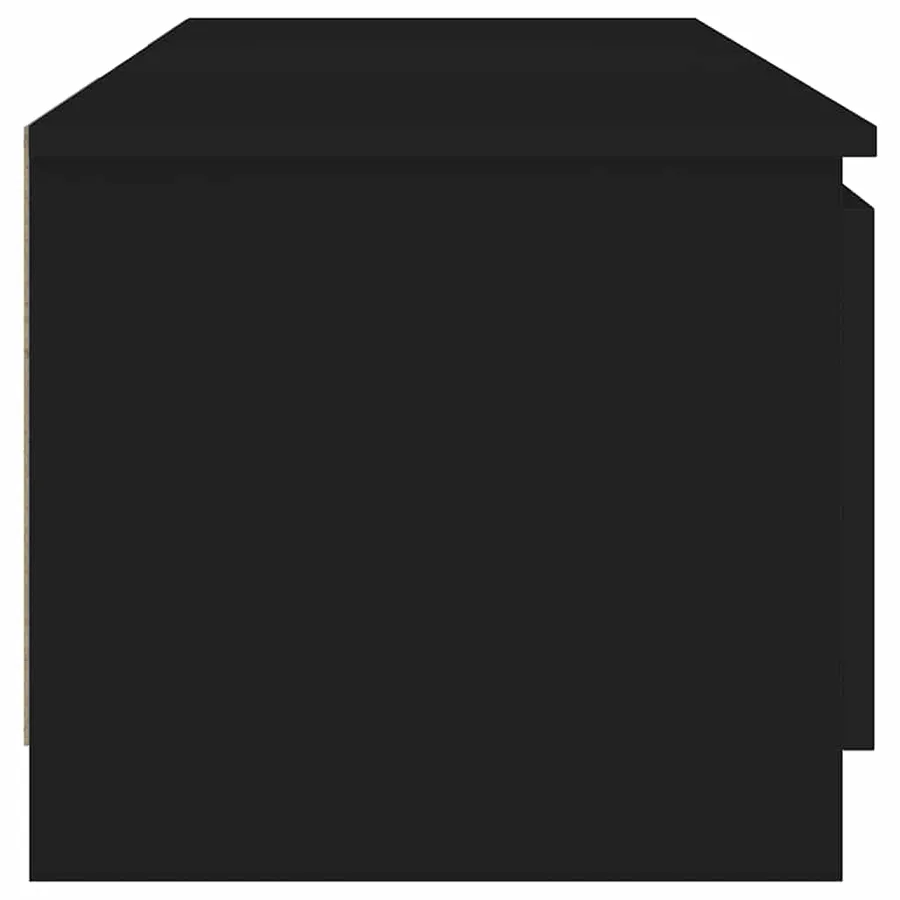 Meuble TV avec lumières LED noir 140x40x36 cm - 10