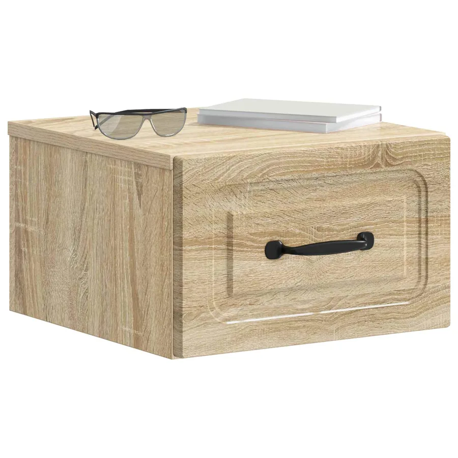 Cabinet de chevet mural Chêne Sonoma 34,5 x 33 x 20 cm - 3