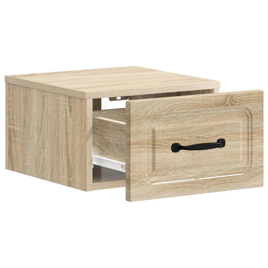 Cabinet de chevet mural Chêne Sonoma 34,5 x 33 x 20 cm - 4