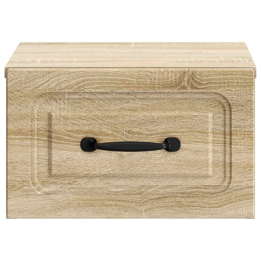 Cabinet de chevet mural Chêne Sonoma 34,5 x 33 x 20 cm - 5