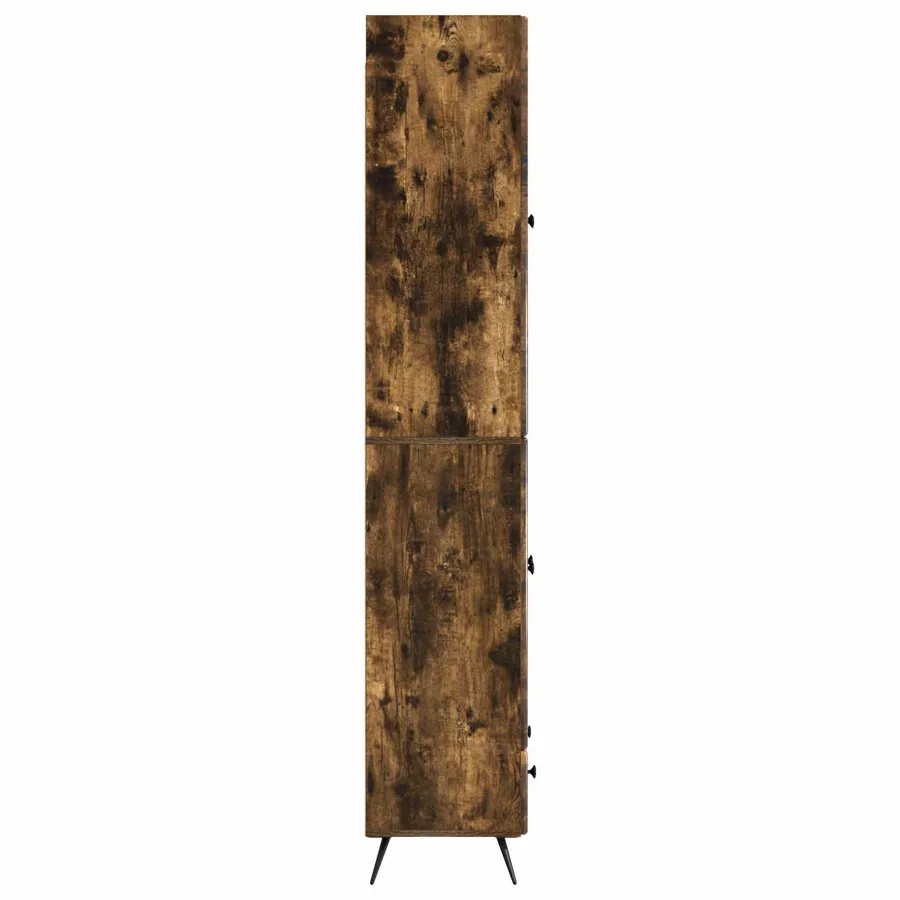 Ensemble de Meubles 2 pcs Chêne fumé Bois d'ingénierie - 6