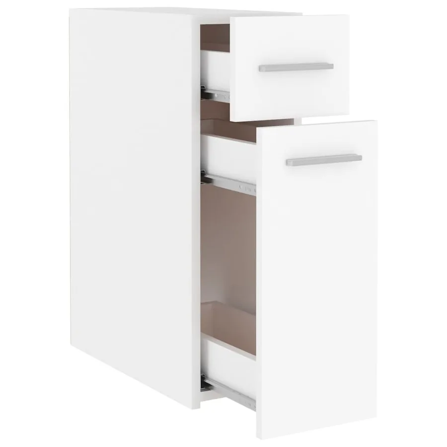 Armoire d'apothicaire Blanc 20x45,5x60 cm Bois d’ingénierie - 6