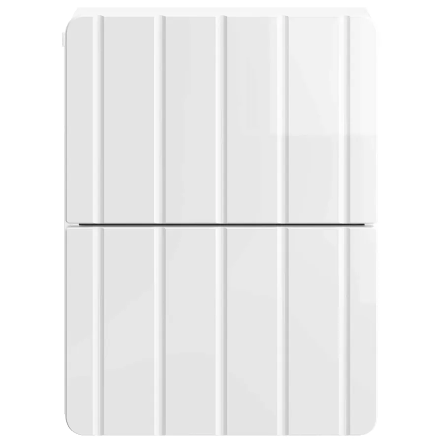 Cabinet de chevet mural 2 pcs Blanc brillant 33 x 34,5 x 43 cm - 7