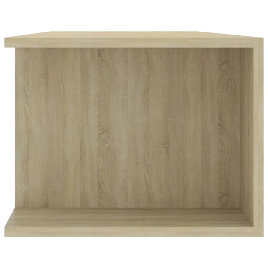 Meuble TV avec lumières LED chêne sonoma 135x39x30 cm - 9