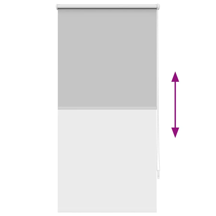Store enrouleur occultant 64,4 x 120 cm, largeur du tissu 60 cm, gris - 9
