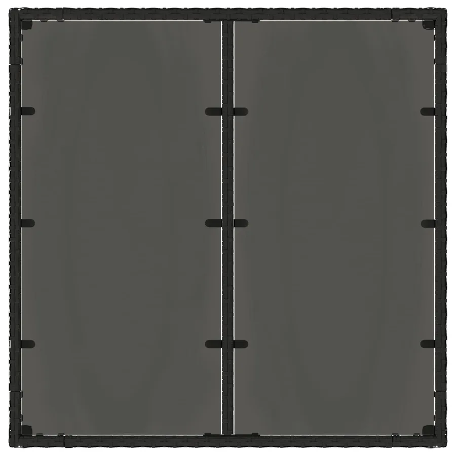 Ensemble de repas extérieur 5 pcs Gris clair et gris foncé - 6